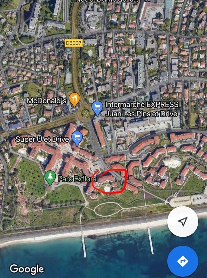 Ferienwohnung Le Grand Large Antibes Exterior foto